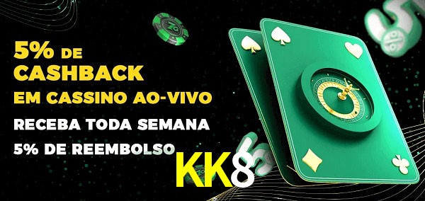 Promoções do cassino ao Vivo KK8
